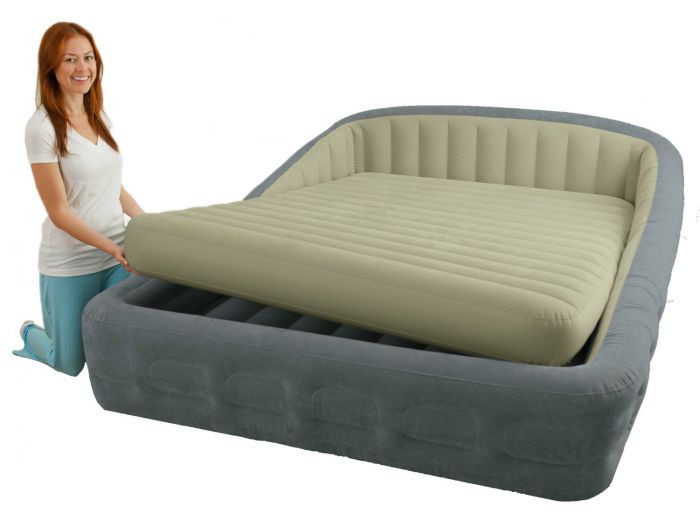 intex truaire luxury air mattress: queen size