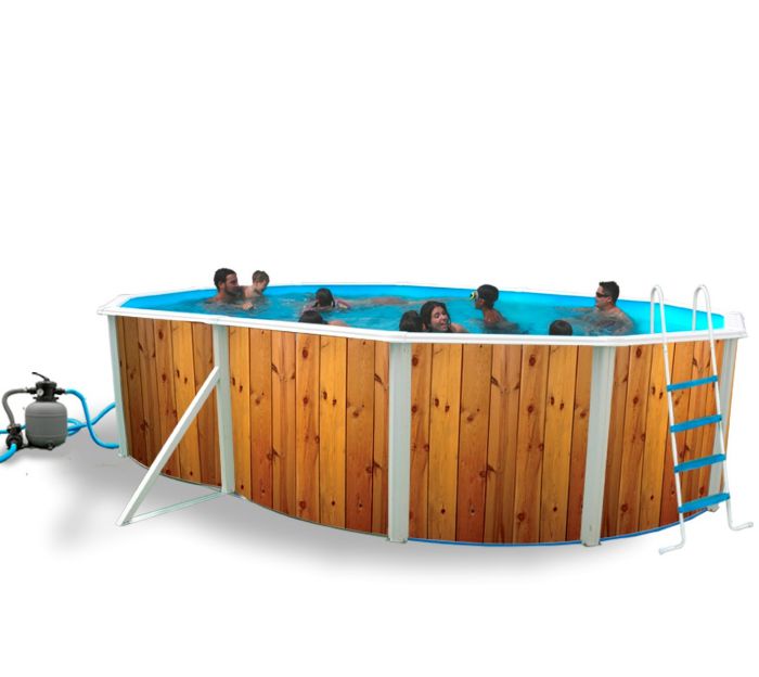 oval steel pool