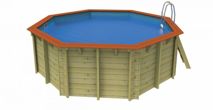 octagon shaped swimming pool