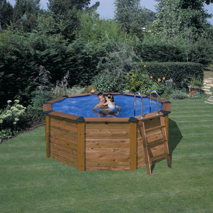 octagon shaped swimming pool