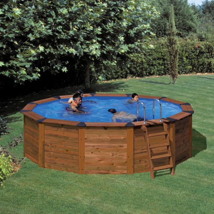 octagon shaped swimming pool