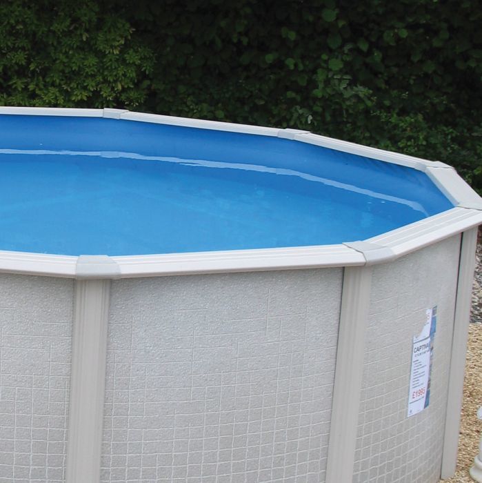 pool liner blue