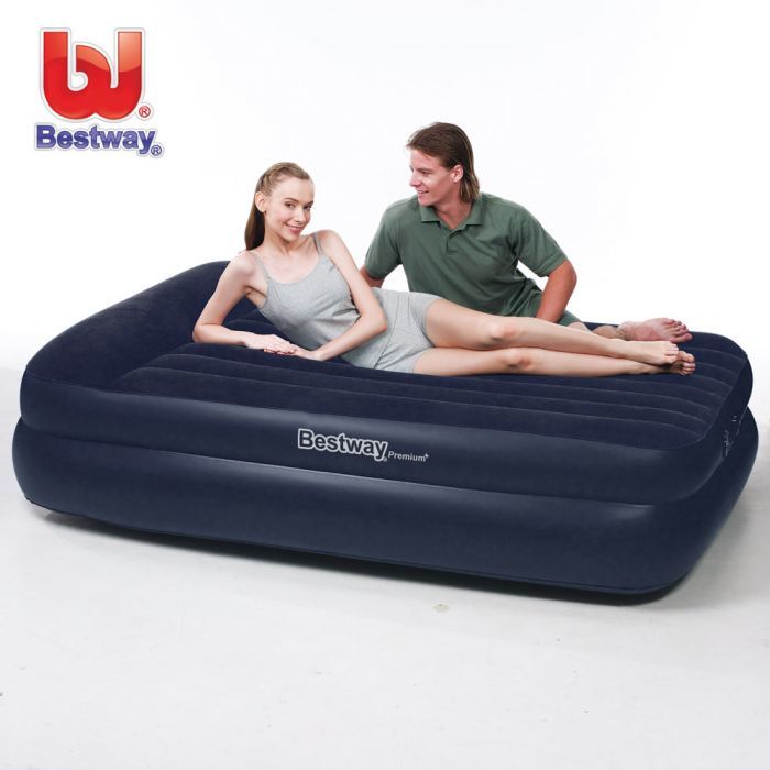 Bestway Premium Queen Air Bed With BuiltIn Pump 80" x 64" Air Beds