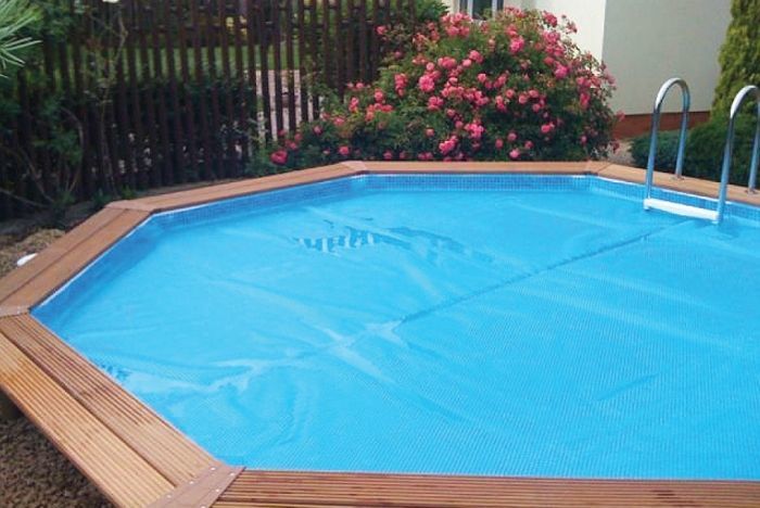 octagon shaped swimming pool