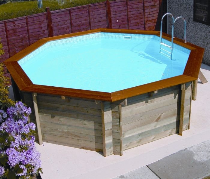 octagon shaped swimming pool