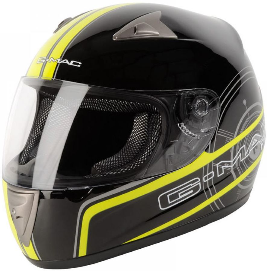 G-mac Pilot Graphic Motorcycle Helmet (extra Large) (XL) - Helmets