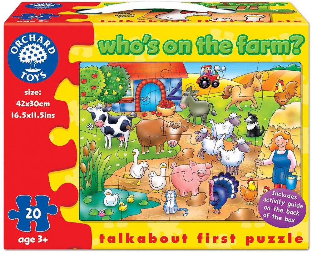 Orchard Toys Who's on the Farm? - Jigsaws & Puzzles