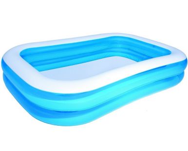 Blue Rectangular Family Paddling Pool 103