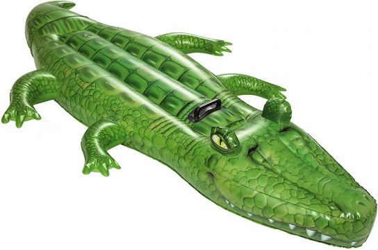 Bestway Inflatable Crocodile Pool Float Ride-On