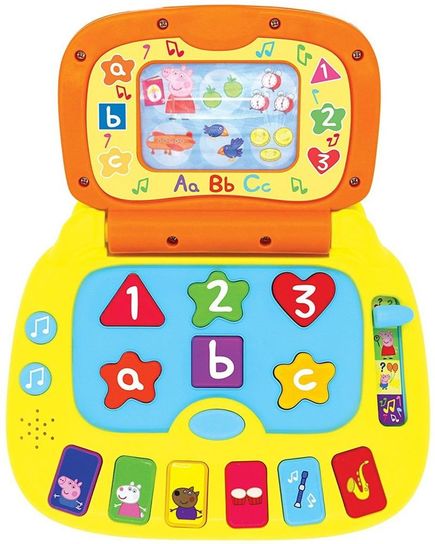 Peppa Pig Laugh and Learn Laptop Electronic Toy