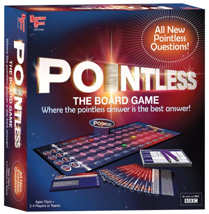 Pointless The Board Game - Puzzles & Games