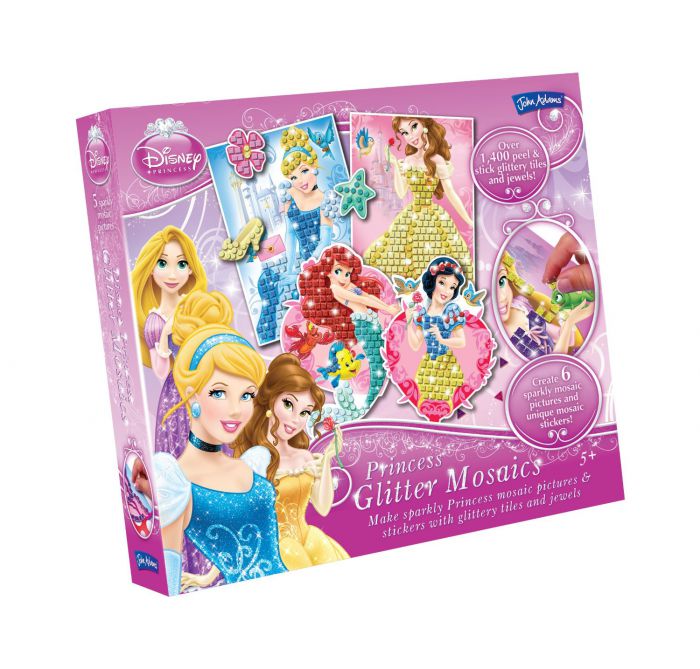 Disney Princess Glitter Mosaics - Craft Range