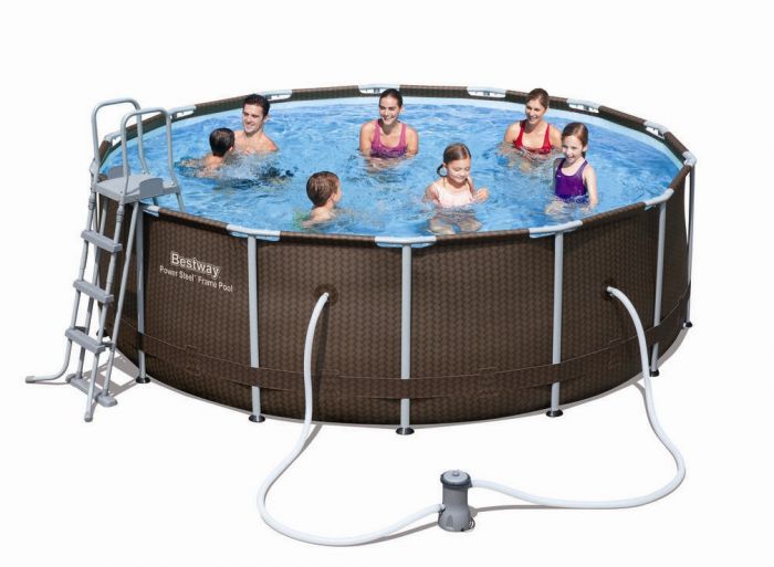 rattan swimming pool