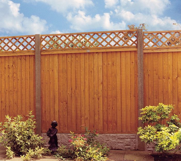 Closeboarded Square Fence Panel - Grange Fencing