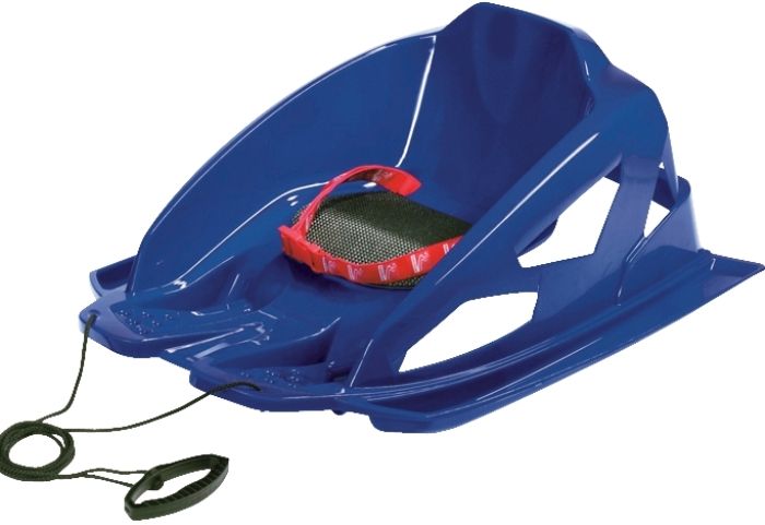 Snow Baby Blue Sledge Toboggan - Plastic Sledges