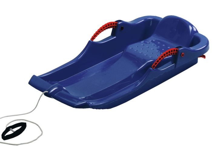 Snow Spider Blue Sledge Toboggan - Plastic Sledges