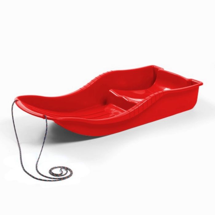 Snow Red Sledge Toboggan - Plastic Sledges