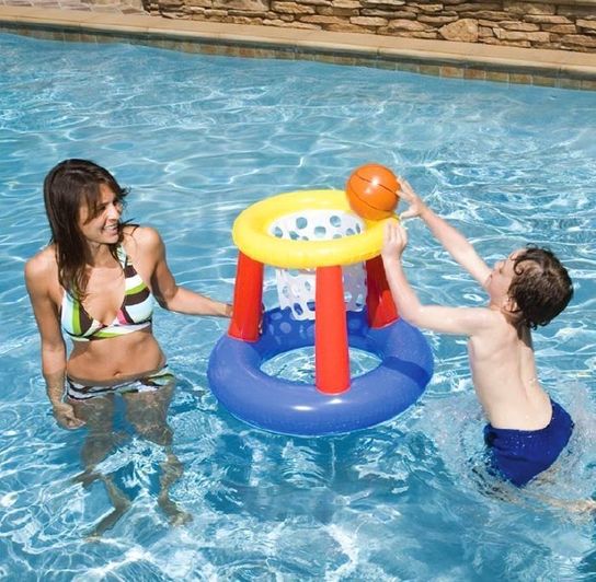 Floating Hoop Pool Game