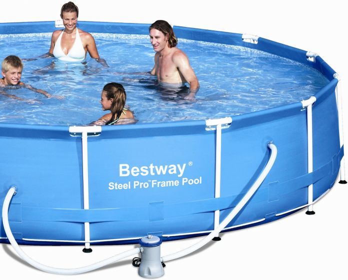 Bestway Steel Pro Metal Frame Round Pool Package 15ft x 36