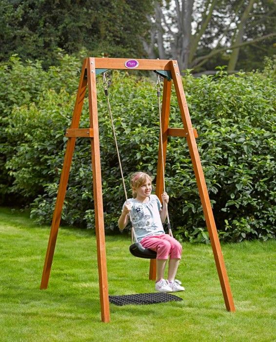 Wooden Single Swing - Play Structures