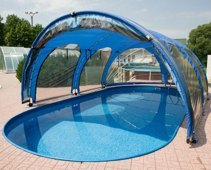 portable pool enclosure