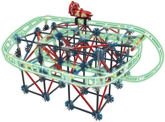 Knex glow in the dark roller coaster on sale