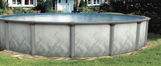 oval steel pool