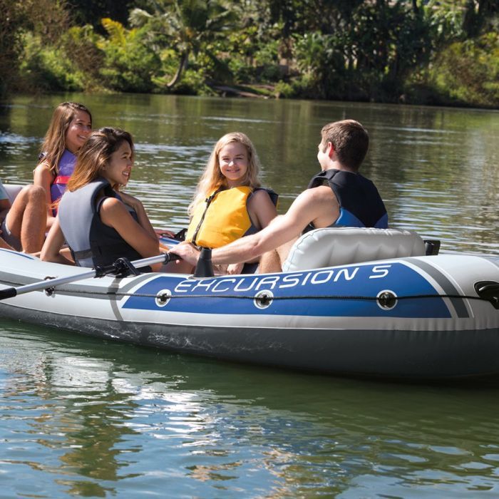 Excursion 5 Boat Set with oars and pump 68325 by Intex Pool