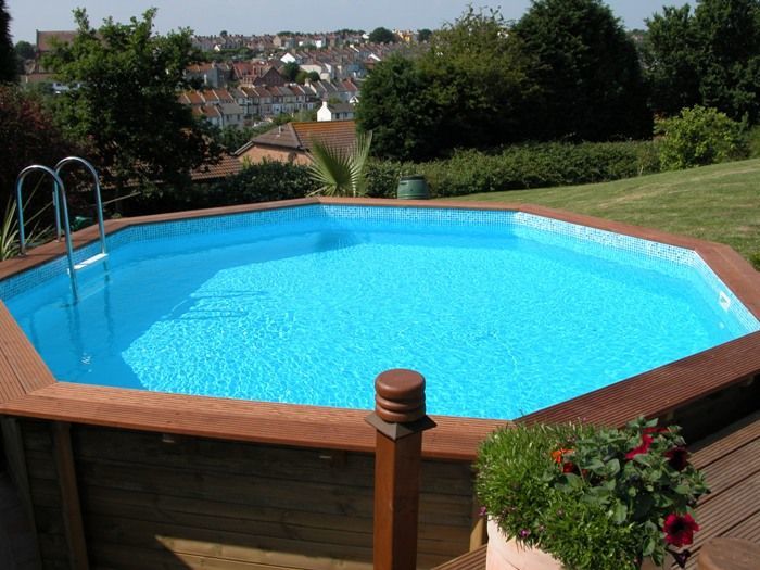 octagon shaped swimming pool