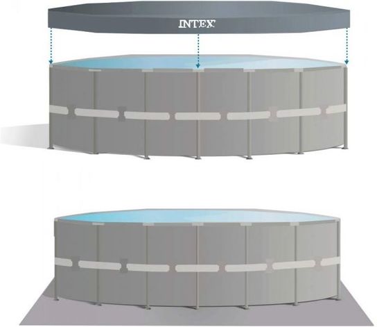 Intex 16ft x 48in ultra xtr round frame 2024 above ground pool