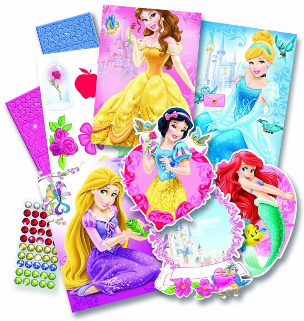 Disney Princess Glitter Mosaics - Craft Range