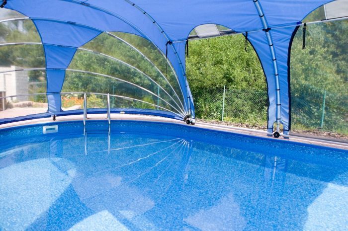 portable pool enclosure