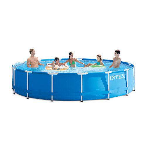 Intex Metal Frame Pool Package 15ft x 33